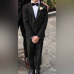 Boys black tux size 8